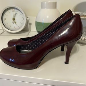 Dark Red High Heels
